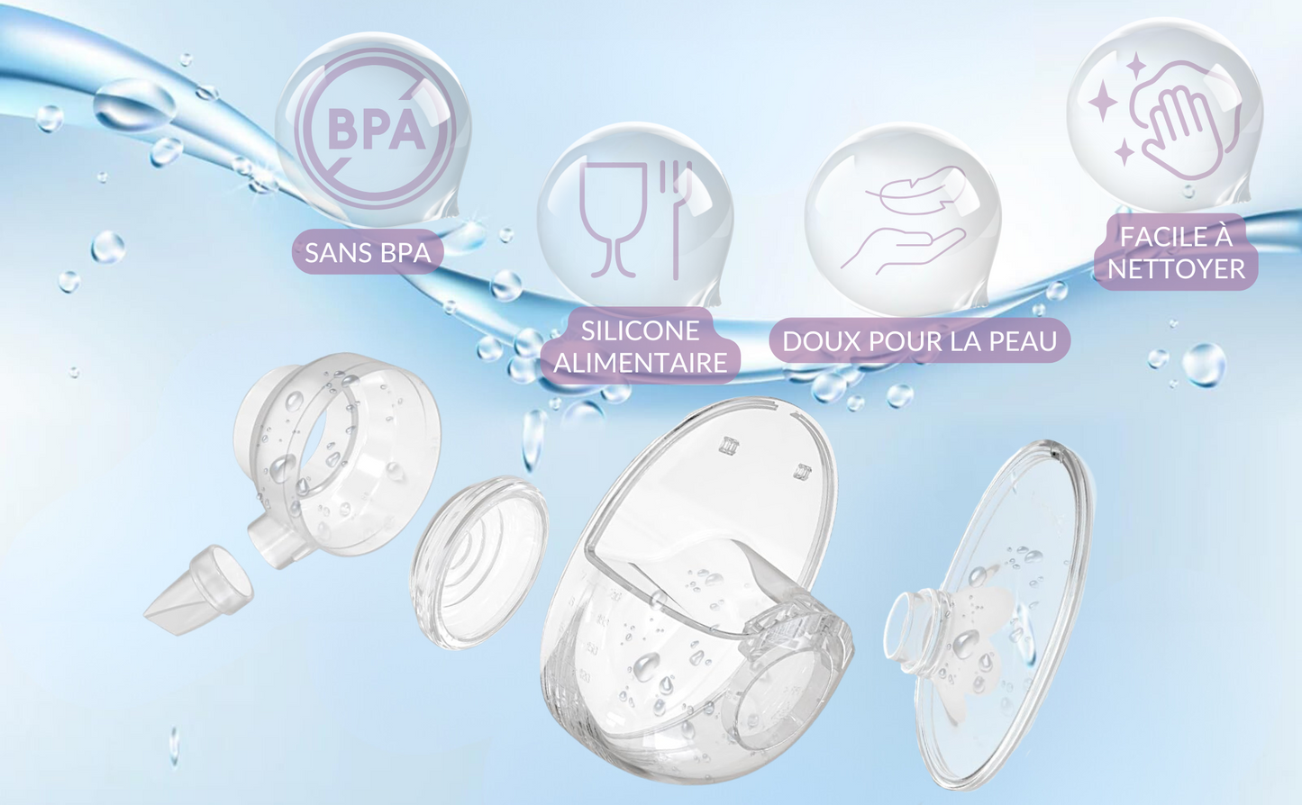Tire-lait portable FinConfort PRO
