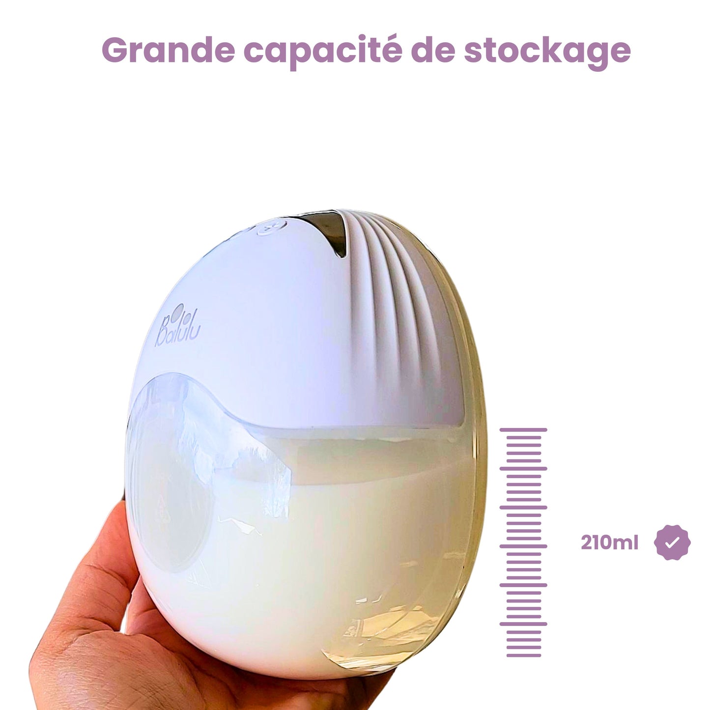 Tire-lait portable de qualité hospitalière FinConfort PRO