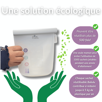 Sachets de conservation du lait maternel ConfortBag
