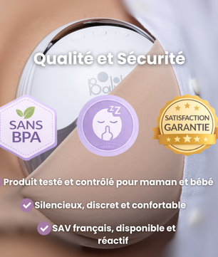Extractor de leche portátil manos libres potente FinConfort PRO Balulu
