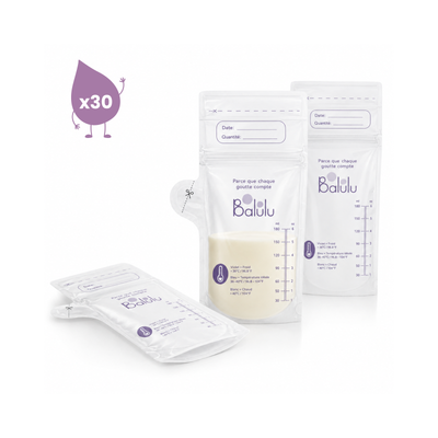Sachets lait maternel avec indicateur de température
