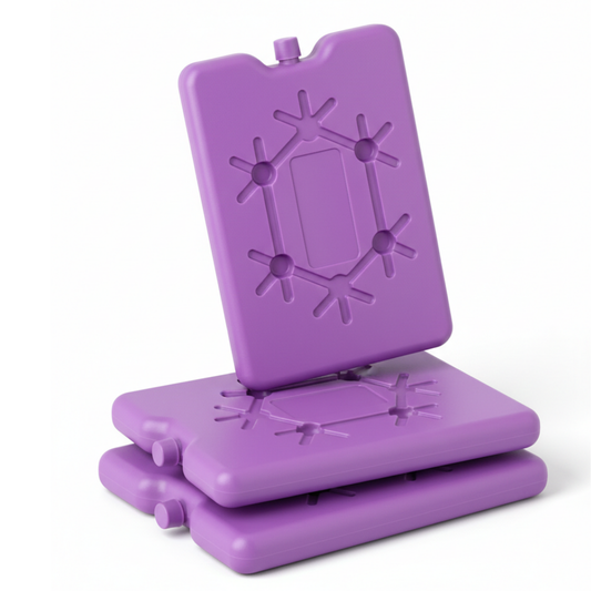 Pain de glace réutilisable pour lait maternel, Conservation froide en déplacement