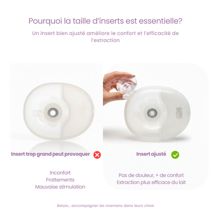 Pack Tirage & Conservation  2 inserts silicone + 50 sachets de lait maternel