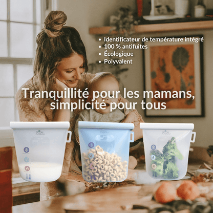 Sachets de conservation du lait maternel ConfortBag