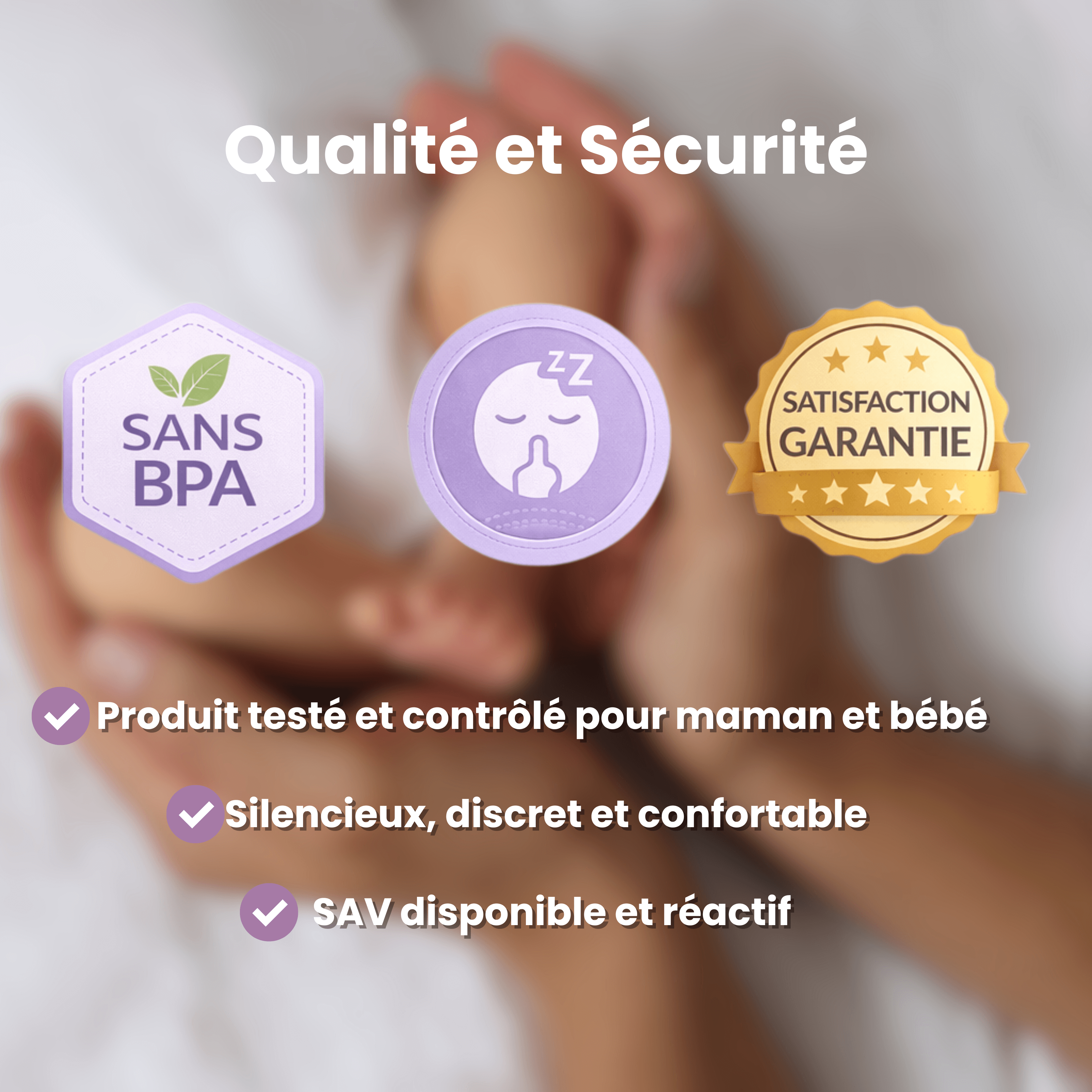 Tire-lait portable ultra fin et silencieux FinConfort