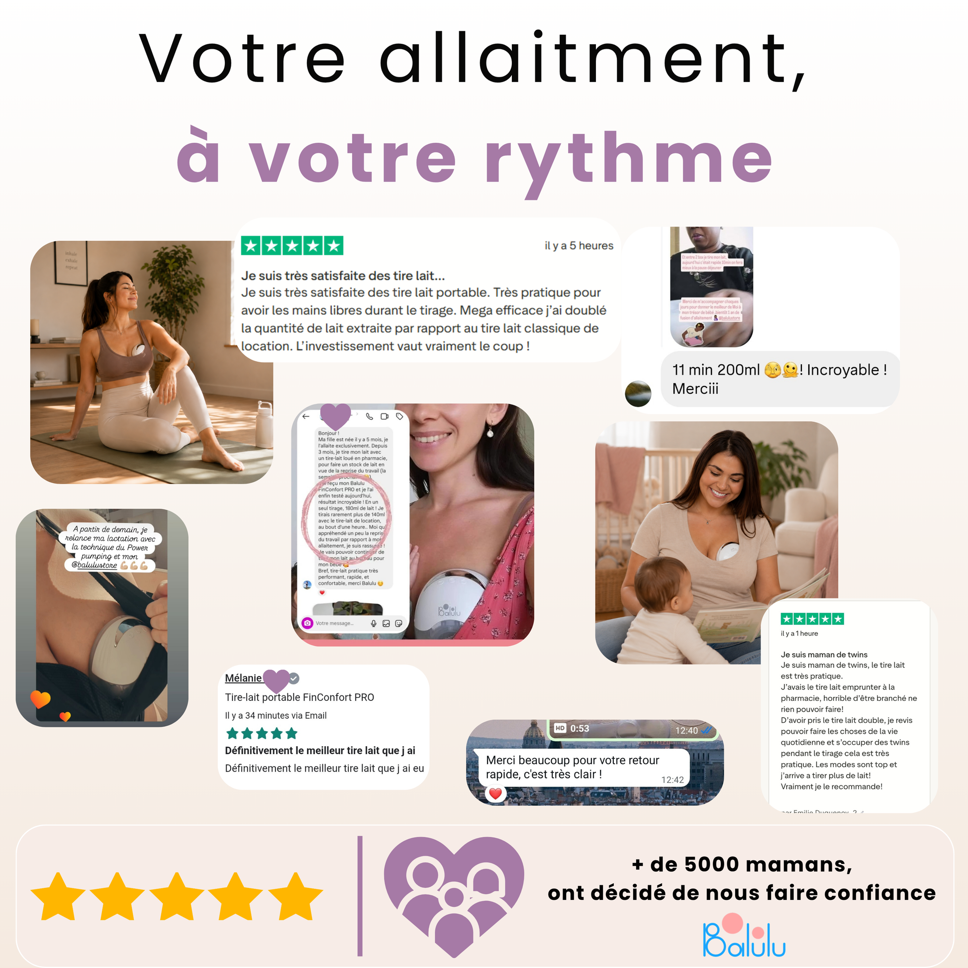 FinConfort PRO Hospital Grade Portable Breast Pump