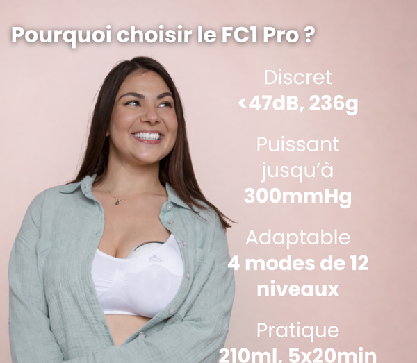 Tire-lait portable mains libres puissant FinConfort PRO Balulu