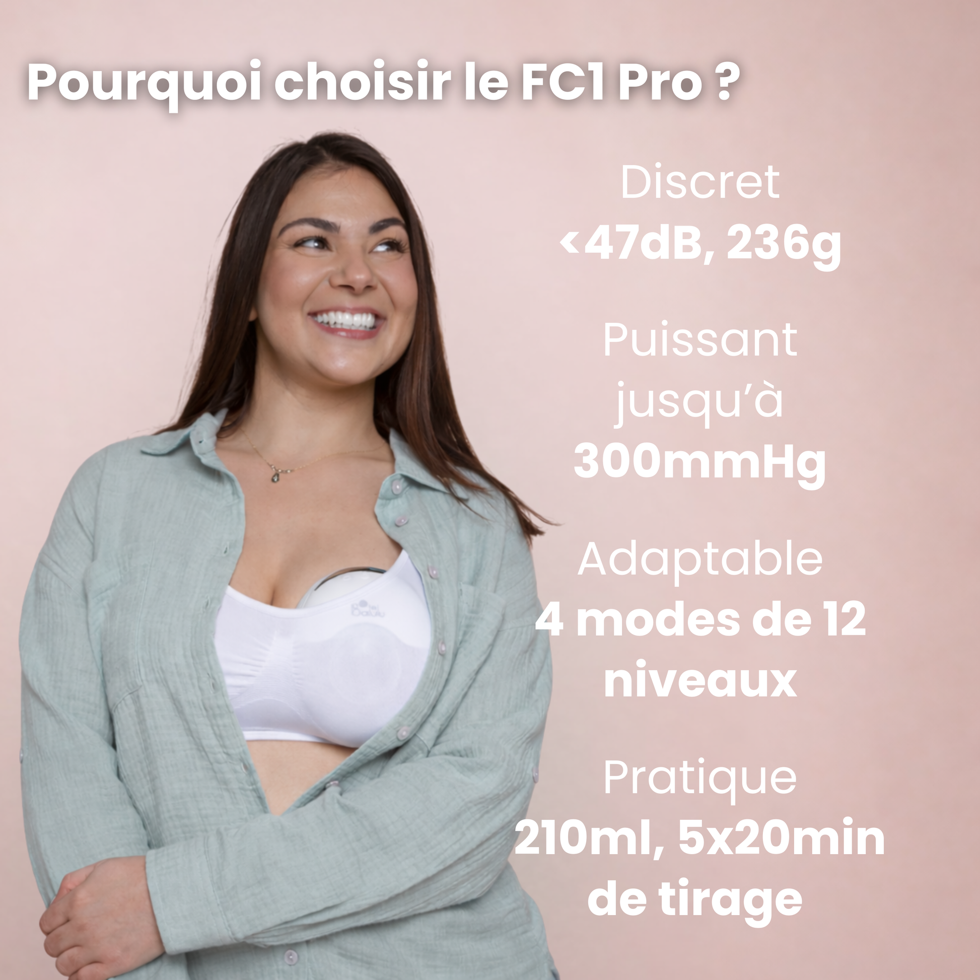 Tire-lait portable mains libres puissant FinConfort PRO Balulu