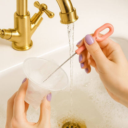 Kit Essentiel Tire-lait Portable avec Insert et Brosse de Nettoyage