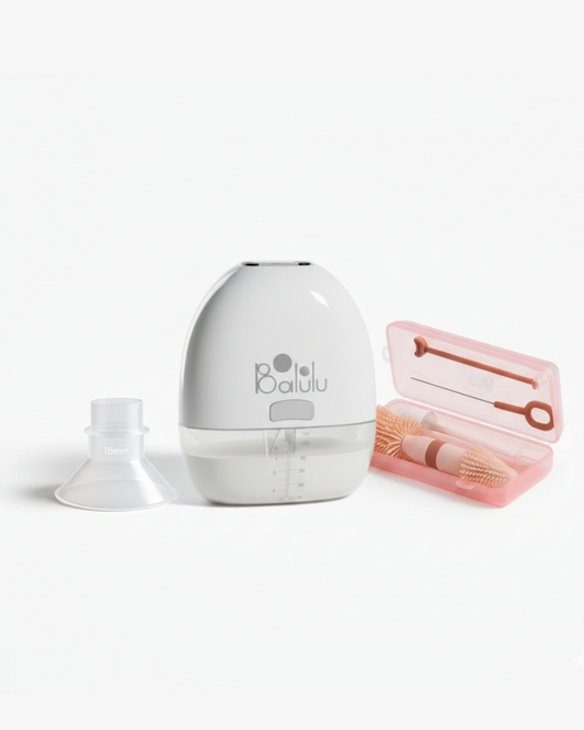 Kit Essentiel Tire-lait Portable avec Insert et Brosse de Nettoyage