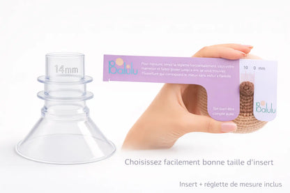 Inserts de téterelle pour tire-lait, Ajustement précis & confort optimal