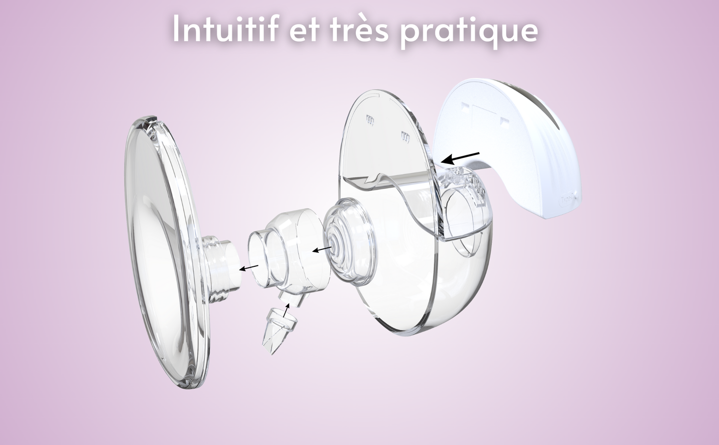 Tire-lait portable de qualité hospitalière FinConfort PRO